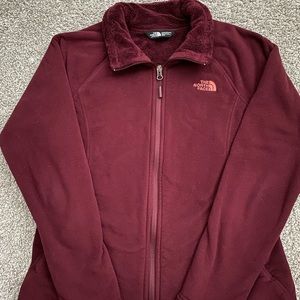 North Face women’s fleece zip up jacket